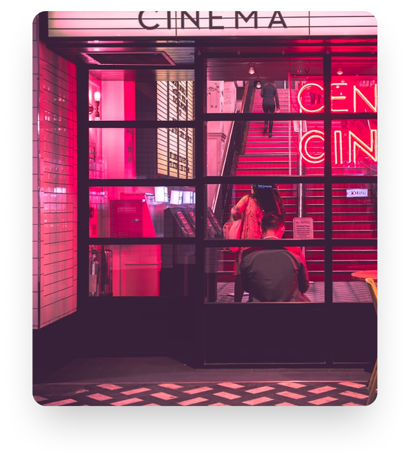 Arabic cinema interior
